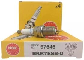 Jogo 4 Velas Ignição Fox 2005 a 2021 Ngk BKR7ESB-D Jogo 4 Velas Ignição Fox 2005 a 2021 Ngk BKR7ESB-D