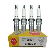 Jogo 4 Velas Ignição Fria Grau 7 Sextavado 21mm Ngk Bpr7ed