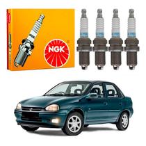 Jogo 4 Velas Ignição Ngk Corsa Sedan 1.0 16v 1999 A 2002