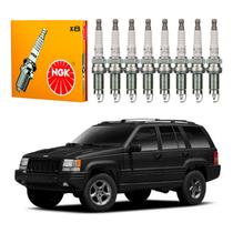 Jogo 4 Velas Ignição Ngk Grand Cherokee 5.9 V8 1997 A 1998