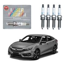 Jogo 4 Velas Ignição Ngk Honda Civic 1.5 2016 A 2020 Jogo 4 Velas Ignição Ngk Honda Civic 1.5 2016 A 2020