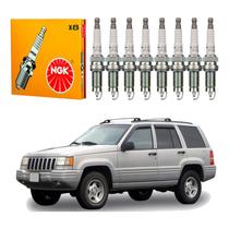 Jogo 4 Velas Ignição Ngk Jeep Cherokee 5.2 V8 1997 A 1998