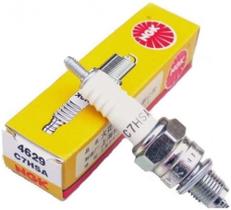 Jogo 4 Velas Ignição Pop 100 2007 a 2012 Ngk C7HSA