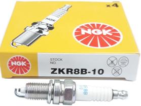 Jogo 4 Velas Ignição Strada 2020 a 2024 Ngk ZKR8B-10