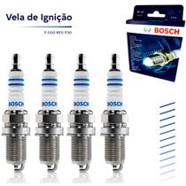 Jogo 4 Velas Ignição Vw Gol Fox Polo Saveiro Kombi Crossfox SpaceCross F000KE0P30