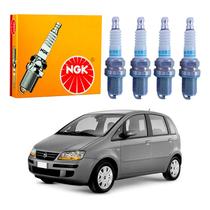 Jogo 4 Velas Original Ngk Idea 1.4 Flex 2005 A 2010