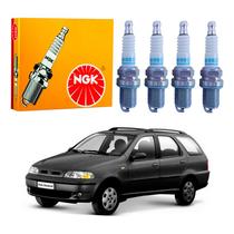 Jogo 4 Velas Original Ngk Palio Weekend 1.0 1.3 2001 A 2004