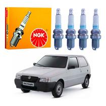 Jogo 4 Velas Original Ngk Uno Furgão 1.3 2007 A 2013