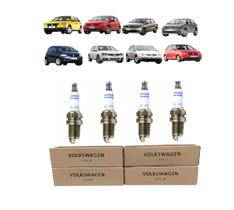 Jogo 4 Velas VW Gol Fox Voyage Saveiro Polo Parati Kombi