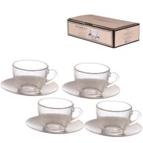 Jogo 4 Xícara Cafe Tiffany 85 ML JGXCog8 - Hauskraft
