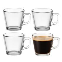Jogo 4 Xícara de Café de Vidro Básica Turin 90ml Em Casa Tem