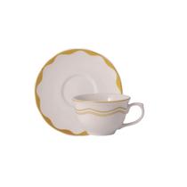 Jogo 4 Xícaras Café Com Pires 100 Ml - Brasilis 2392