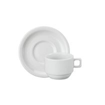 Jogo 4 Xicaras Café Com Pires 100ml - Mod. Protel 073