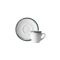 Jogo 4 Xicaras Café Com Pires 60ml - Nevoa Verde 2432 Jogo 4 Xicaras Café Com Pires 60ml - Nevoa Verde 2432