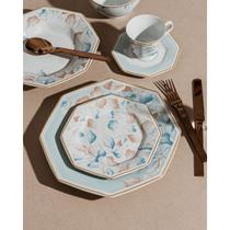 Jogo 4 Xicaras Chá Com Pires 200ml - Jerico 2393