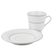 Jogo 4 Xícaras Chá Com Pires 200ml - Martha 2309 Jogo 4 Xícaras Chá Com Pires 200ml - Martha 2309