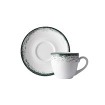 Jogo 4 Xicaras Chá Com Pires 230ml - Nevoa Verde 2432