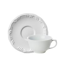 Jogo 4 Xicaras Chá Sem Pé Com Pires 200ml - Mod. Pomerode Jogo 4 Xicaras Chá Sem Pé Com Pires 200ml - Mod. Pomerode