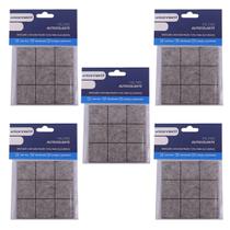 Jogo 45 Feltros Deslizantes Autocolantes 30mm Para Móveis Cadeira Sofá Cama Puff Kit Proteção Piso Parede Cortados À Laser