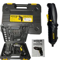 Jogo 47 Pcts Chave De Fenda Eletrica Led 250rpm Recarregavel Jogo 47 Pcts Chave De Fenda Eletrica Led 250rpm Recarregavel