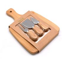 Jogo 4pcs bamboo p/ queijos 28 x 20 x 3,8cm - Niazitex Jogo 4pcs bamboo p/ queijos 28 x 20 x 3,8cm - Niazitex