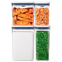 Jogo 4pçs de Potes Herméticos para Alimentos OXO POP 2.0 Vedação Perfeita