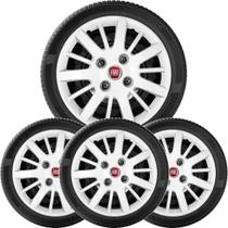 Jogo 4x Calota Fiat Siena e Palio 2009 a 2010 aro 13 074cb