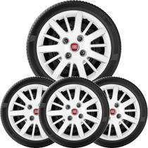 Jogo 4X Calota Fiat Siena E Palio 2009 A 2010 Aro 13 074Cb
