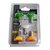 Jogo 5 Bicos 040 (diam. 1,21mm) - 2 Verdes 25, 2 Amarelos 15, 1 Branco 40