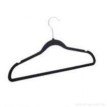 Jogo 5 Cabides Lyor Plastico Aveludado Preto Jogo 5 Cabides Lyor Plastico Aveludado Preto