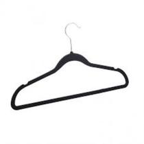 Jogo 5 Cabides Lyor Plastico Aveludado Preto Jogo 5 Cabides Lyor Plastico Aveludado Preto