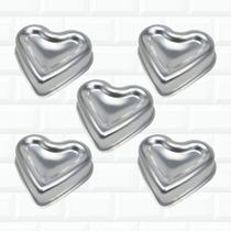 Jogo 5 Formas Ballerine Coração Bolo P 18x20x4,5 Cm