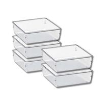 Jogo 5 Organizador de Gaveta Modular 1 Porta Maquiagem Joias Jogo 5 Organizador de Gaveta Modular 1 Porta Maquiagem Joias