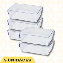 Jogo 5 Organizador de Gavetas Modular 3 Porta Talheres Facas Jogo 5 Organizador de Gavetas Modular 3 Porta Talheres Facas