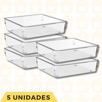 Jogo 5 Organizadores Acessorios Modular 4 Multiuso Maquiagem Jogo 5 Organizadores Acessorios Modular 4 Multiuso Maquiagem