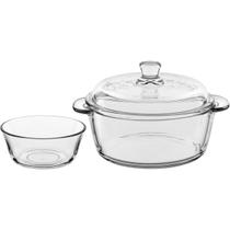Jogo 5 peças Sobremesa Home&co Vidro 1l/300ml Transparente