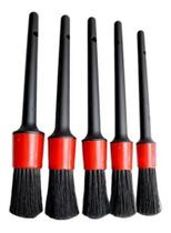 Jogo 5 Pincel Automotivo Lavagem Limpeza Detalhes Carro