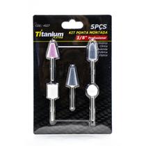 Jogo 5 Pontas Abrasivas Polimento Titanium Jogo 5 Pontas Abrasivas Polimento Titanium