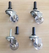 Jogo 5 Rodinhas 35mm Gel Pino Com Bucha Rodízio