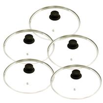 Jogo 5 Tampas de Vidro Temperado Avulsas 22, 24 e 26 cm