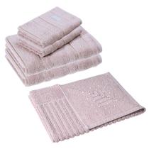 Jogo 5 Toalha Banhão Rosto Piso 500g Absorven Grossa Flo Ro Jogo 5 Toalha Banhão Rosto Piso 500g Absorven Grossa Flo Ro