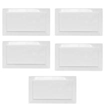 Jogo 5 Travessas Bandeja Rasa Melamina Branca 35x20cm Servir Restaurante Buffet Wolff Jogo 5 Travessas Bandeja Rasa Melamina Branca 35x20cm Servir Restaurante Buffet Wolff