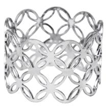 Jogo 6 Anéis Guardanapo Marrocos Prata AG1633PR