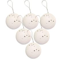 Jogo 6 Bolas de Natal Max Glitter Branco Prime 6cm na Caixa - Magizi Jogo 6 Bolas de Natal Max Glitter Branco Prime 6cm na Caixa - Magizi
