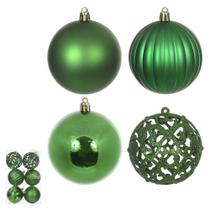 Jogo 6 Bolas De Natal Verde Com Brilho E Texturizada 8cm Jogo 6 Bolas De Natal Verde Com Brilho E Texturizada 8cm