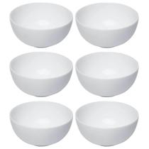 Jogo 6 Bowls em Vidro Opalino Branco 13x6cm Tigela Cumbuca Essenza Profissional Servir Sopas Caldos Jogo 6 Bowls em Vidro Opalino Branco 13x6cm Tigela Cumbuca Essenza Profissional Servir Sopas Caldos