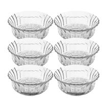 Jogo 6 bowls para sobremesa em vidro piato 270 ml casart Jogo 6 bowls para sobremesa em vidro piato 270 ml casart