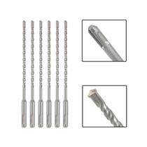 Jogo 6 Brocas Sds Plus 8X310 Mm Aço Carbono Tungstênio