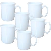 Jogo 6 Caneca Xícara 120ml Café Chá Cappuccino - Porcelana Jogo 6 Caneca Xícara 120ml Café Chá Cappuccino - Porcelana