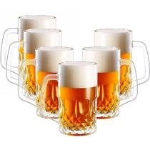 Jogo 6 Canecas De Chopp Oktoberfest Munich Vidro 500ml Jogo 6 Canecas De Chopp Oktoberfest Munich Vidro 500ml
